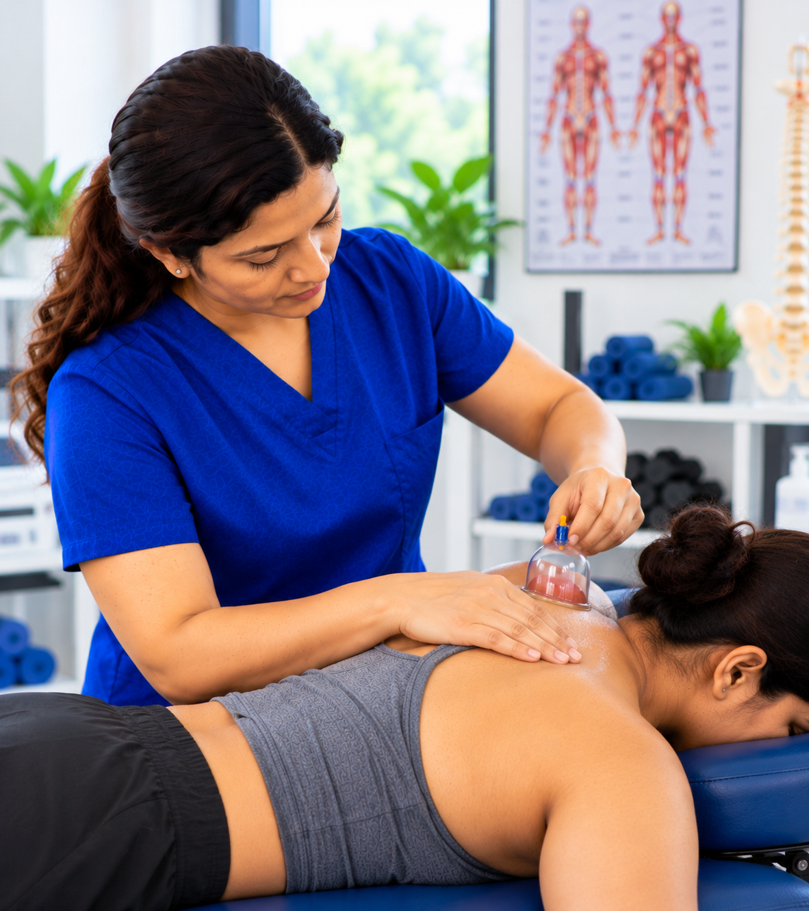 cupping therapy in a modern clinic 3