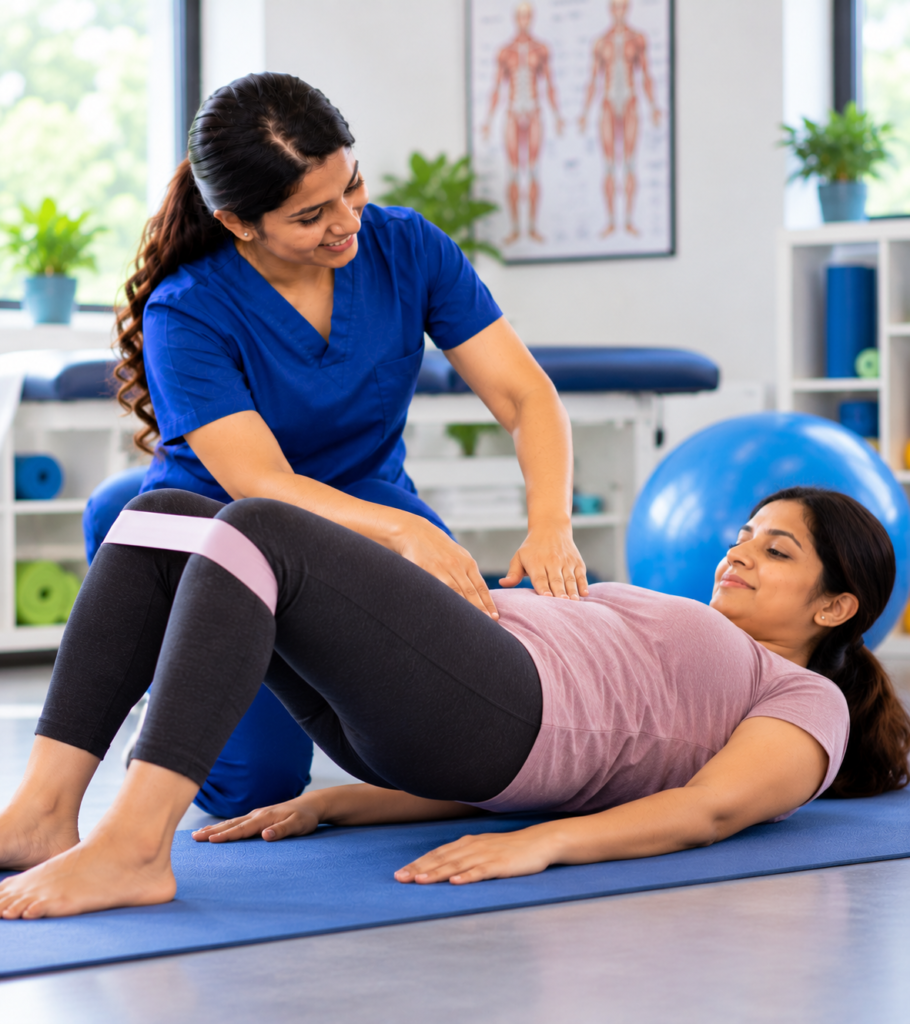 guided pelvic bridge therapy